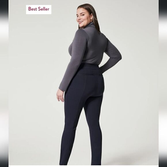 SPANX The Perfect Pant Ankle Backstream Skinny Navy Size SP - Picture 2 of 10